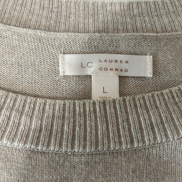 LC Conrad sweater, beige, size L, boatneck - Picture 5 of 6